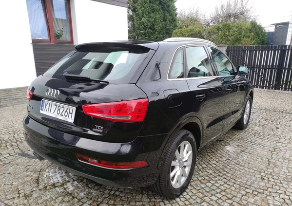 Audi Q3 cena 98600 przebieg: 122750, rok produkcji 2018 z Pilawa małe 79